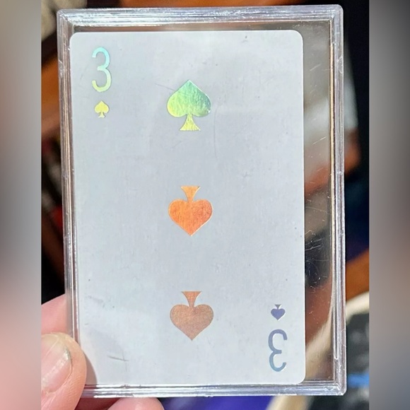 Dior Designer Playing Card 3 Spades Magnetic Case - Picture 2 of 2